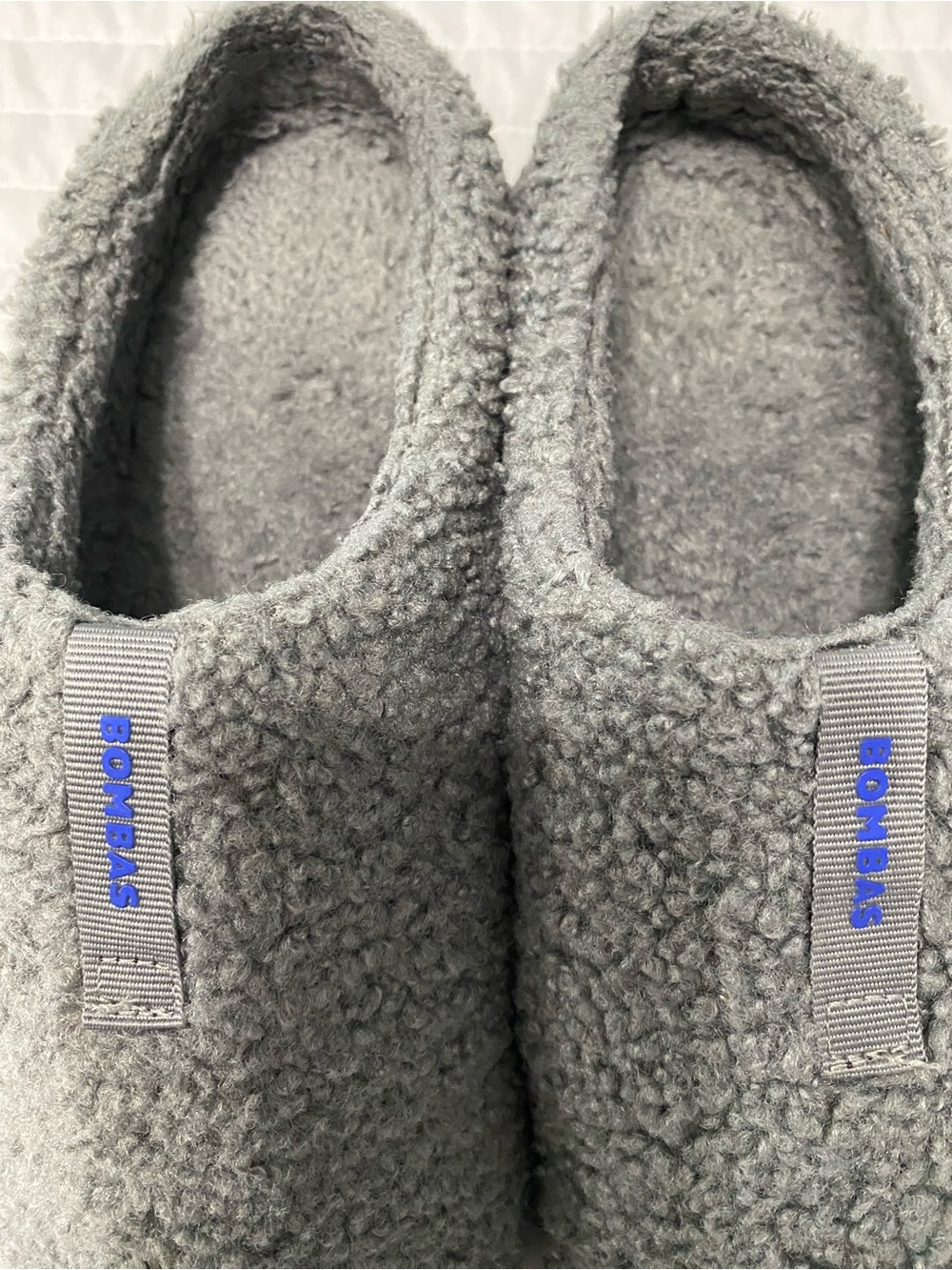 BOMBAS Gray Slippers Men’s Size 11 - Picture 4 of 9